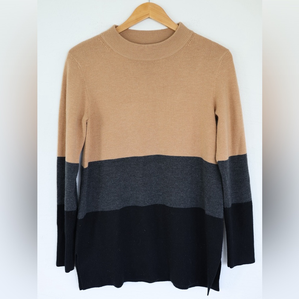 French Connection, Sweater, color block, XS